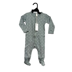Q by Quincy Mae Footed Sleeper Sea Plus Design 6-12M New With Tags‎
